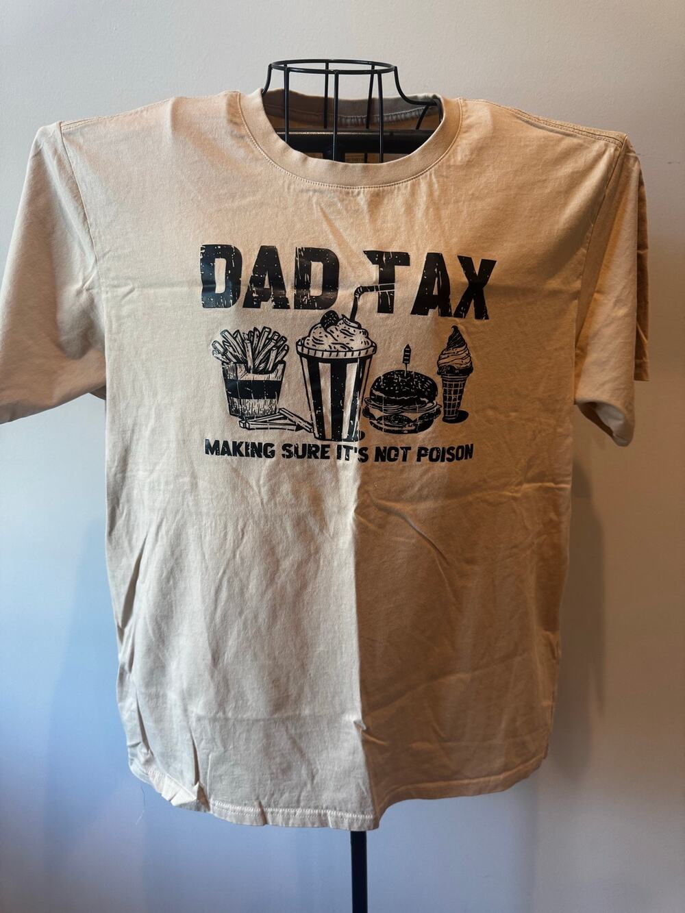 ATTIFIT Dad Tax Making Sure It's Not Poison Tee Men's Large NWOT 100% Cotton